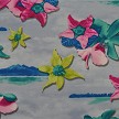 Island Flower Blue/Black 